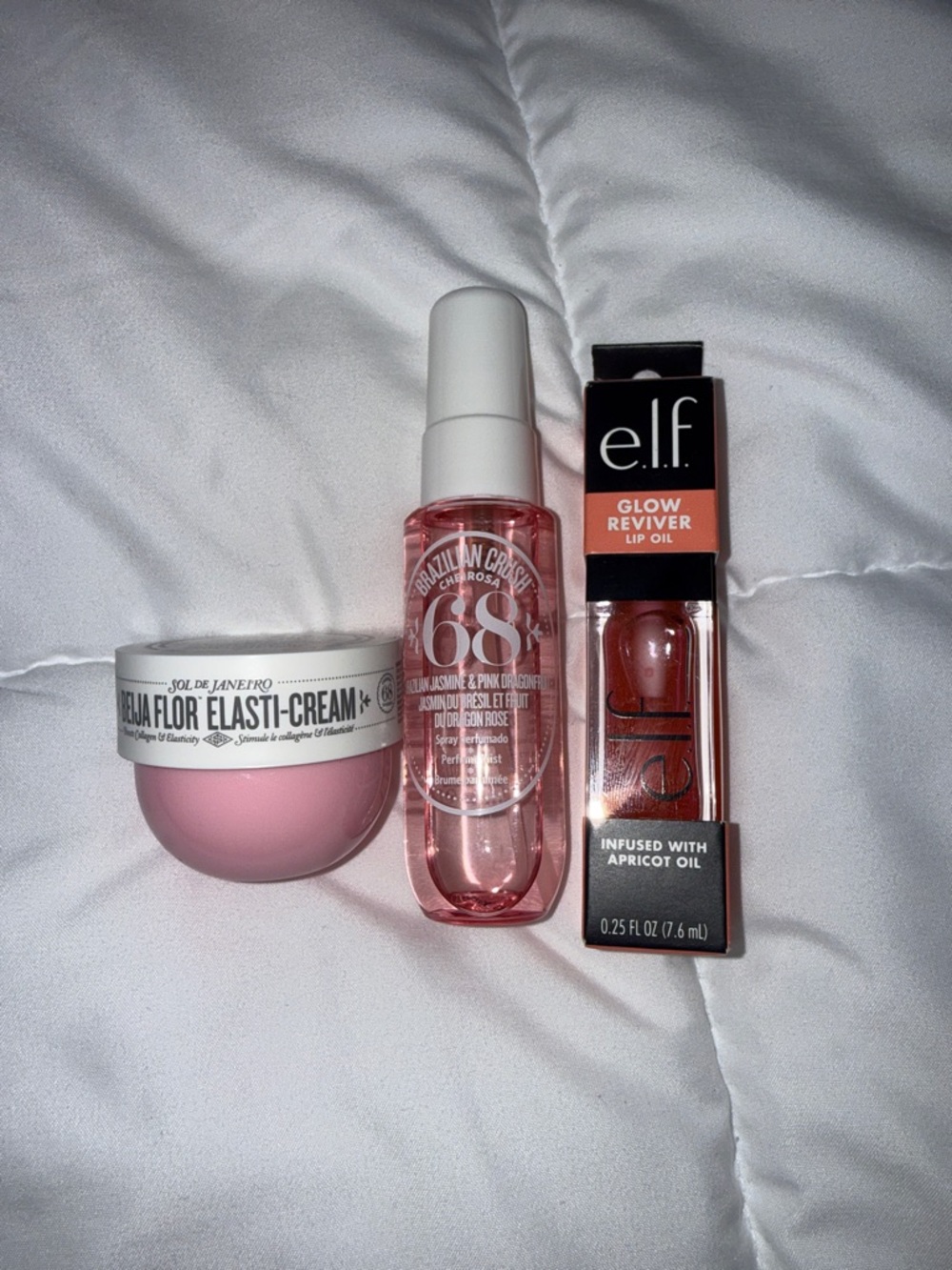 Sol de janero set with elf lip gloss